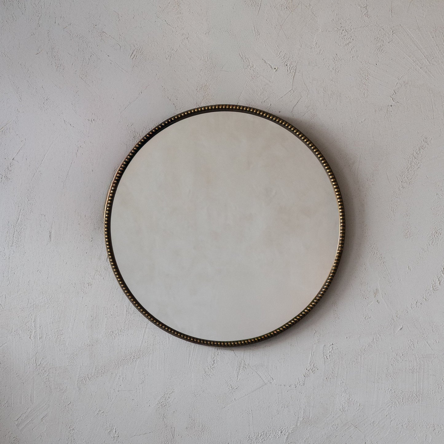 Timeless Brass Accent Antique Round Mirror