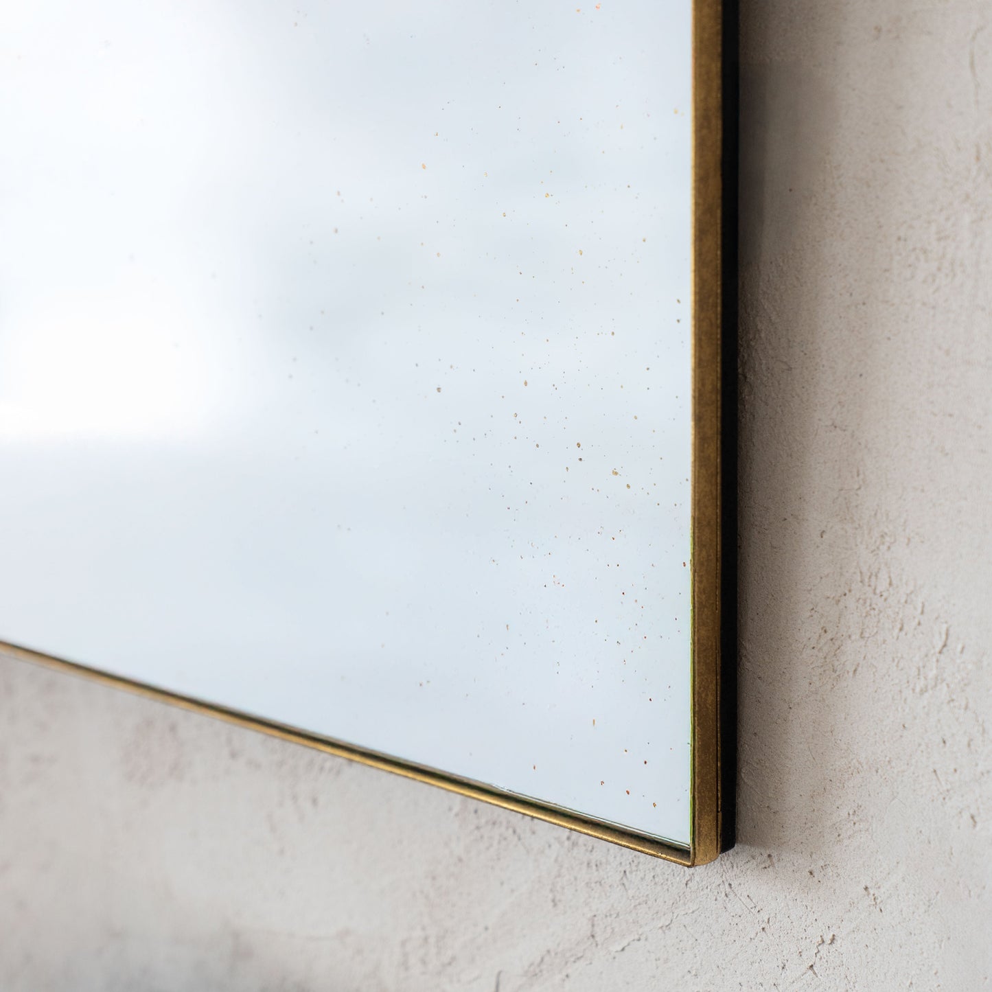 Aged Charm Vintage Rustic Arch Wall Mirror 120x70cm