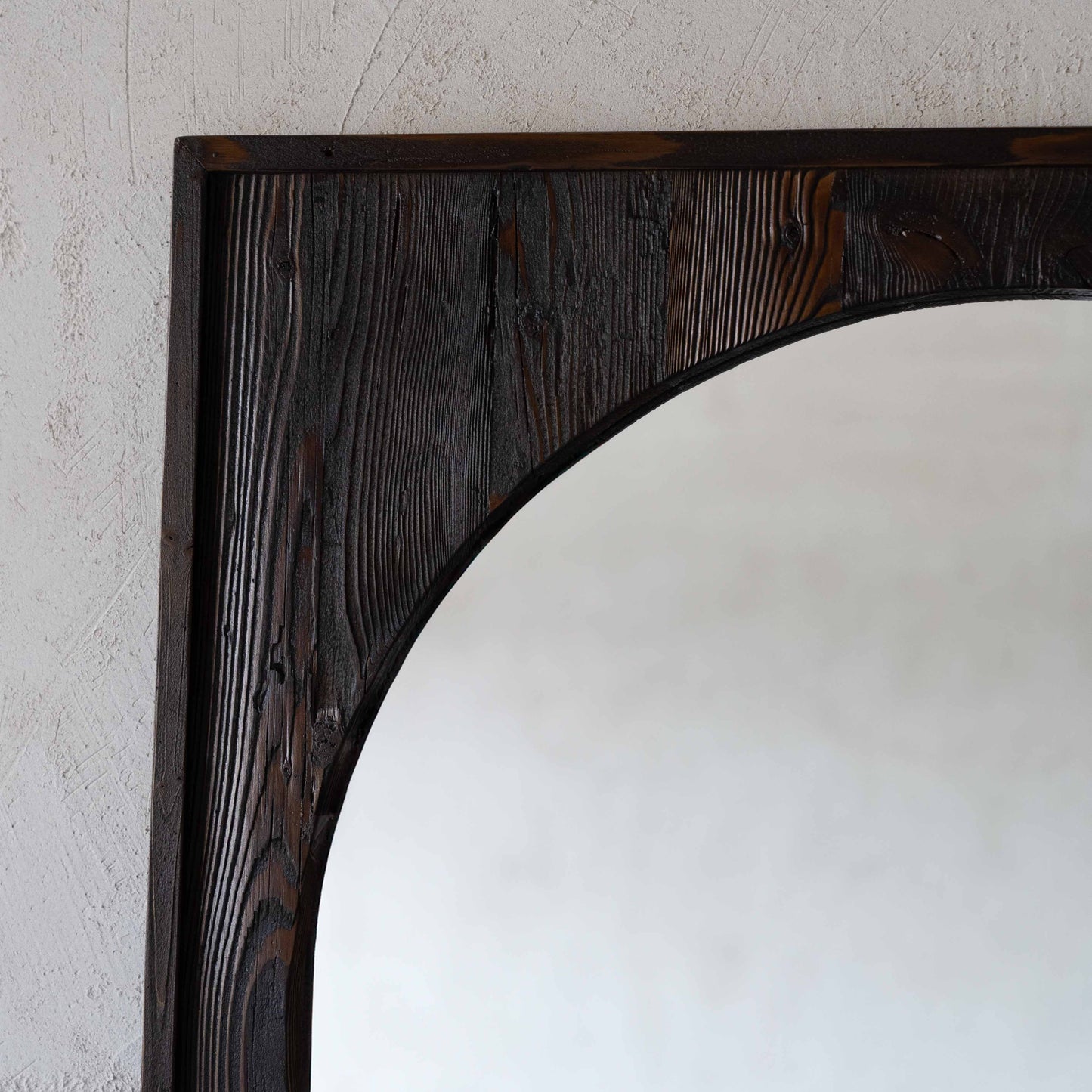 Brown Solid Wood Mirror
