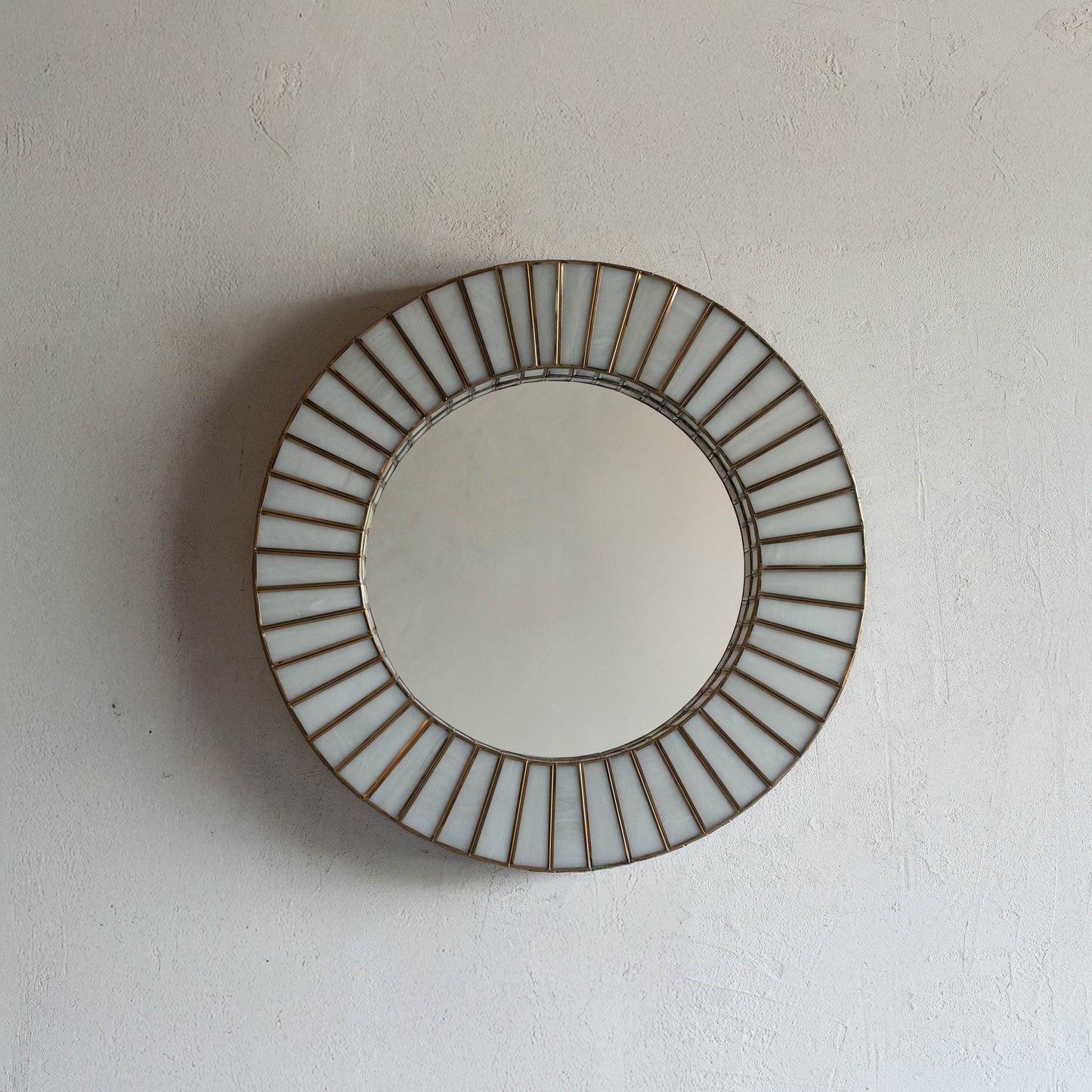 Round Wall Lamp Mirror