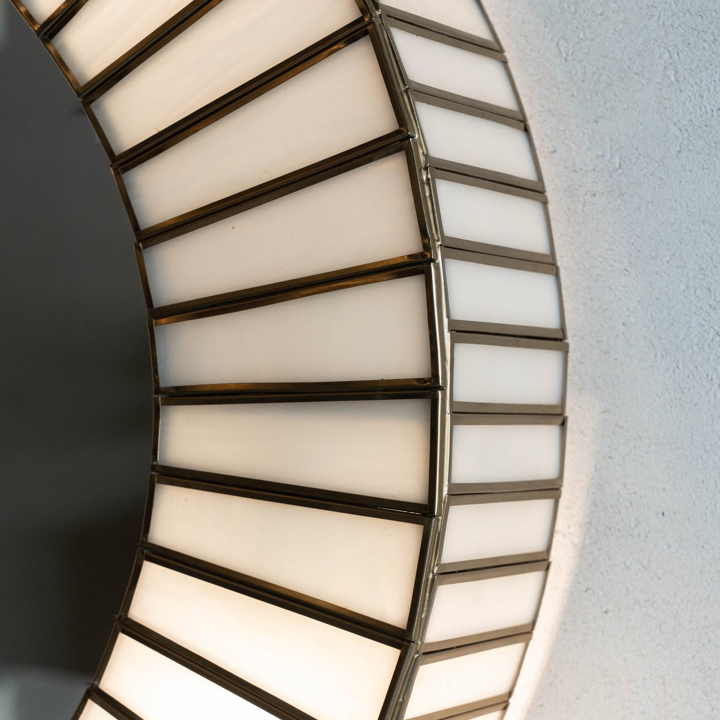 Round Wall Lamp Mirror