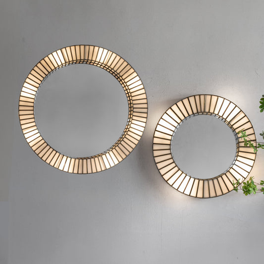 Round Wall Lamp Mirror