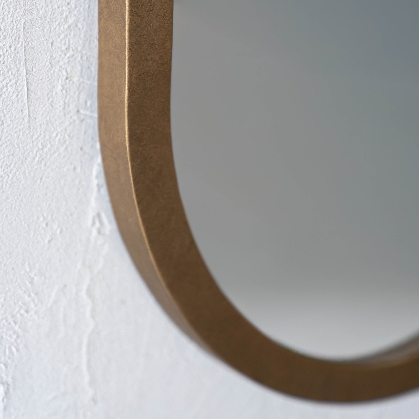 Willow Glow Brass Frame Curve Arch Wall Mirror